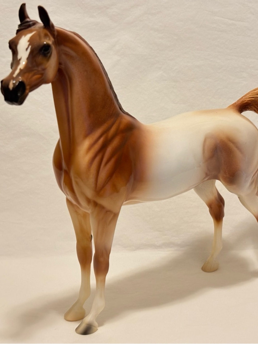 Peter Stone Arabian Stallion  “Ginger Frost” Glossy Red White Roan SR 125